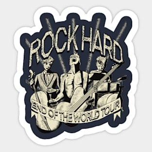 ROCK HARD - Band Tee Sticker